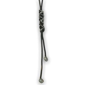 WHBM Black Snake Chain Y-Necklace